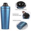 Reusable Stainless Steel Double Wall Shaker Bottles For Protein BPA Free Colorful Gym Sport Shaker Bottles